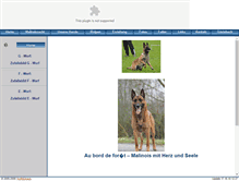 Tablet Screenshot of malinois-rusterholz.ch